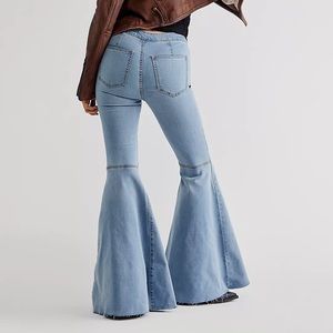 Free People Just Float On Flare Jeans